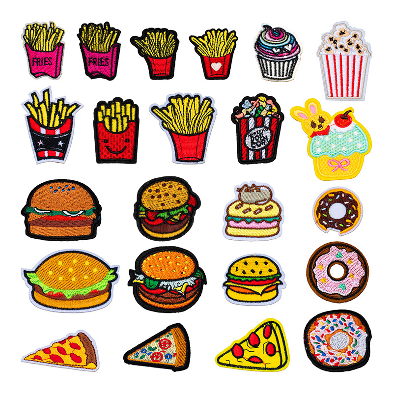 Food Snacks Pictures - Série de restauration rapide, Appliques en