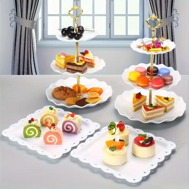 Food Snacks For Baby Shower - Ensemble de plateaux alimentaires décoratifs, assiettes