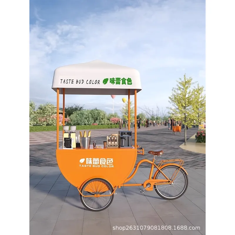 Food Snacks In Usa - Chariot de Restauration Mobile d'Extérieur pour