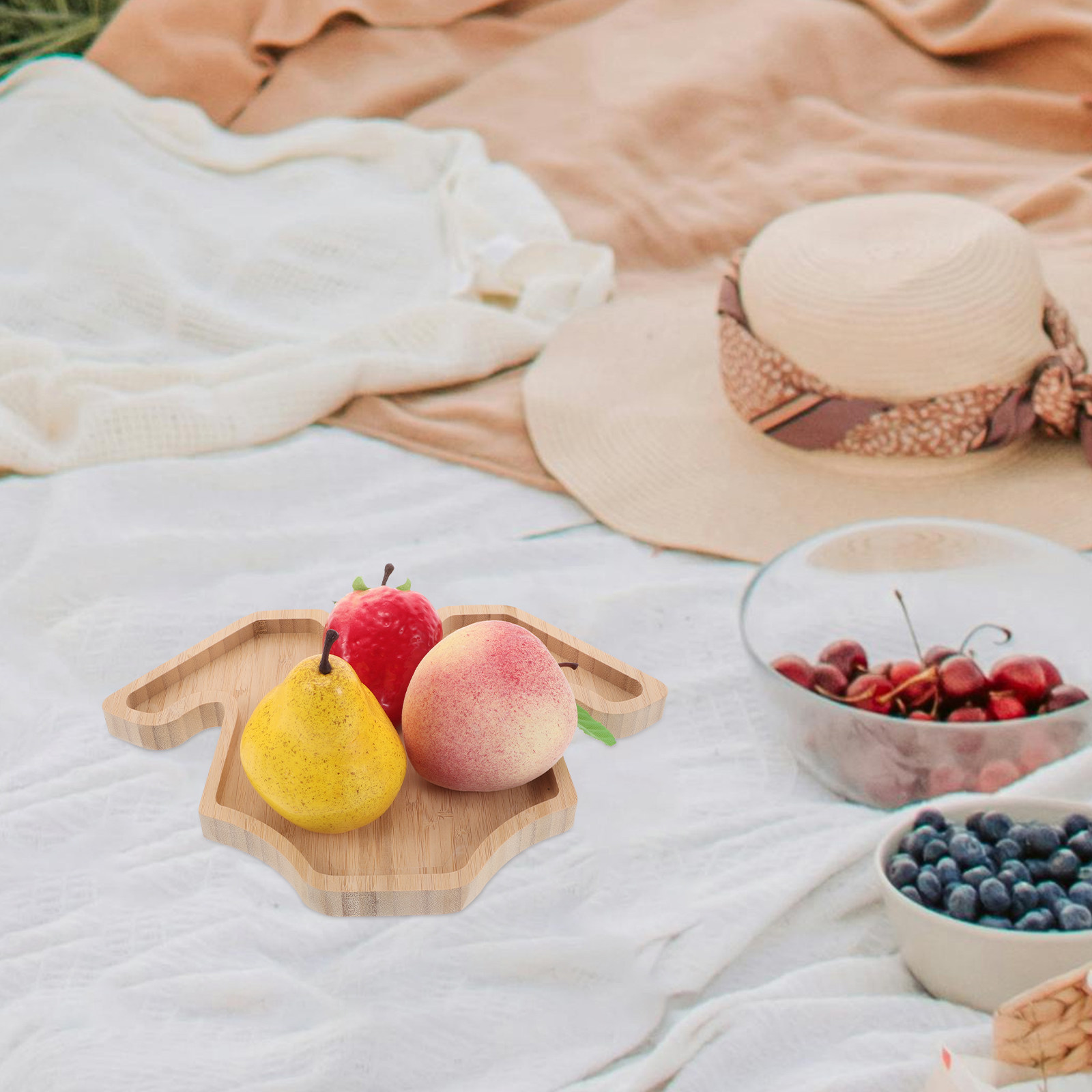 Plateau à nourriture en bois o - Food Snacks For Baby Shower avis et prix