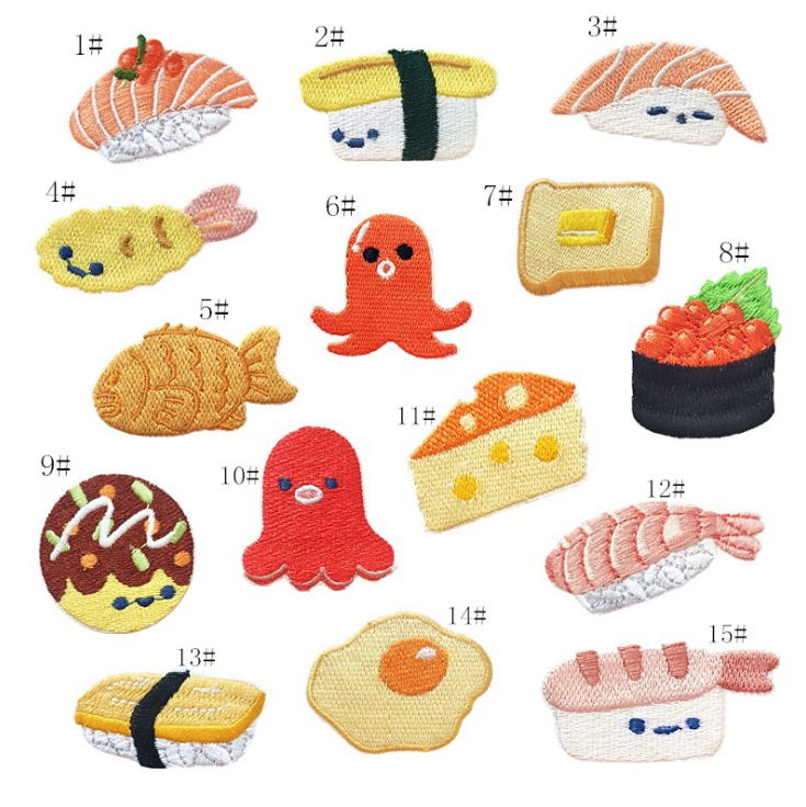Patch brodé pour aliments popu - Food Snacks Pictures avis et prix