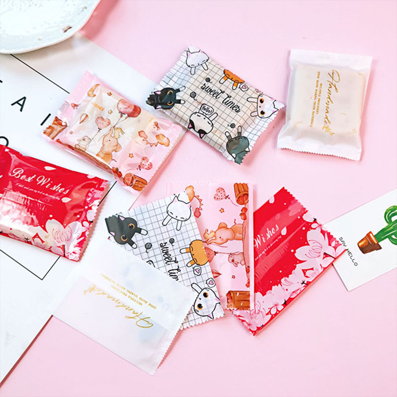 Sacs en plastique colorés floc - Food Snacks For Baby Shower avis et prix